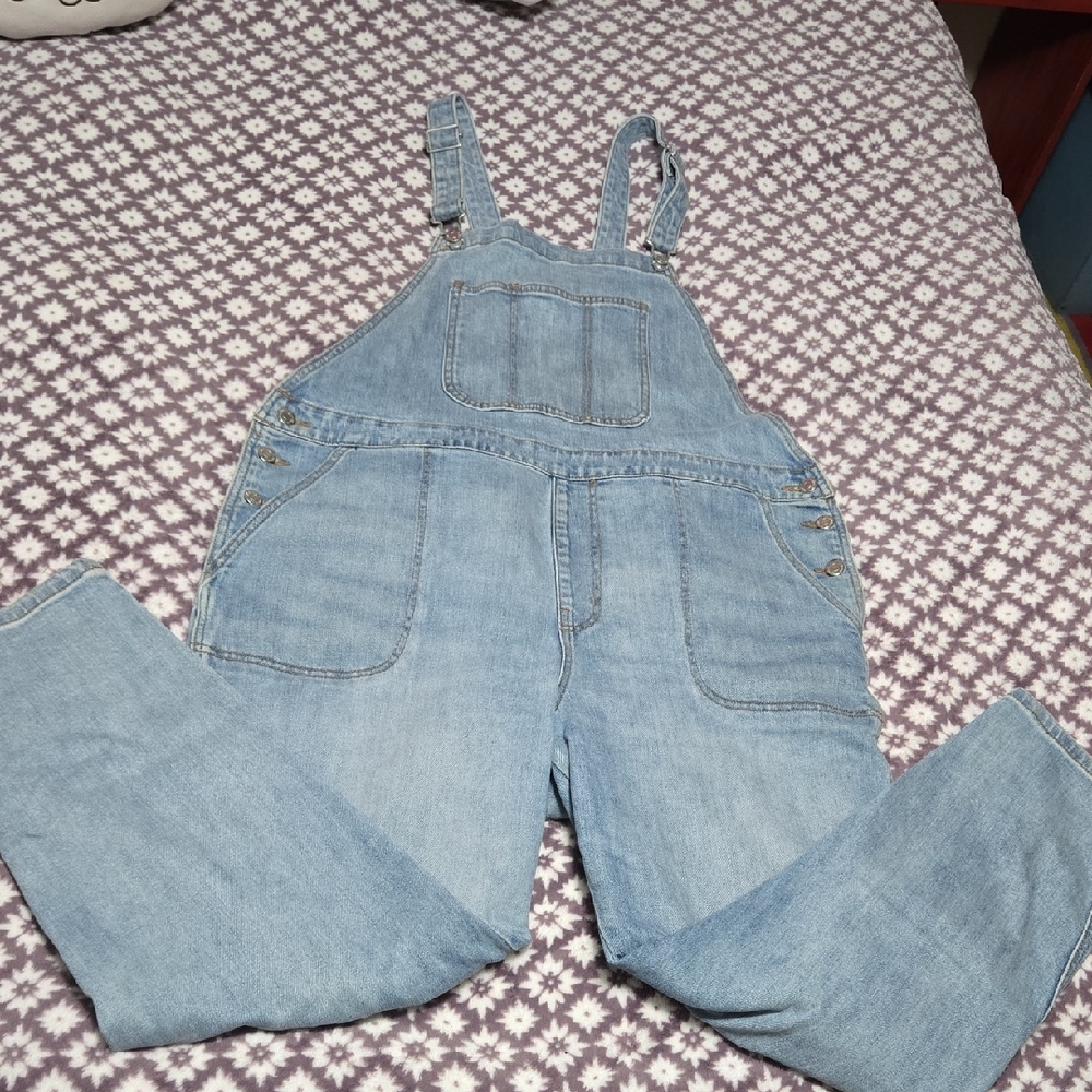 Old Navy Straight Leg Denim Overalls